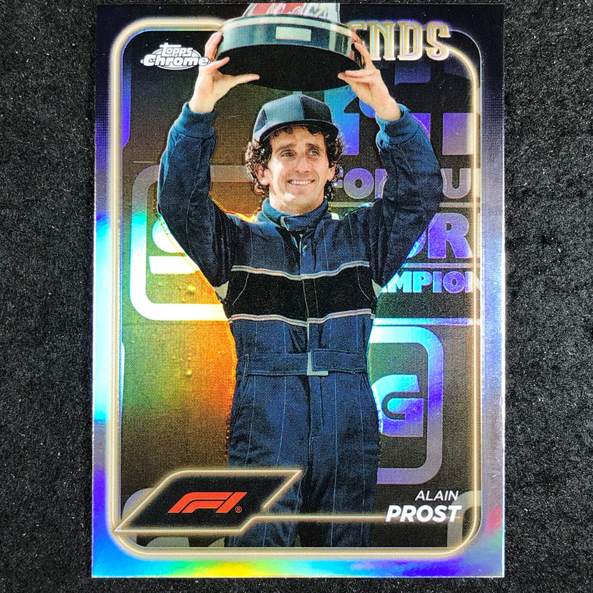 2024 Topps Chrome Formula 1 ALAIN PROST Base Refractor #195