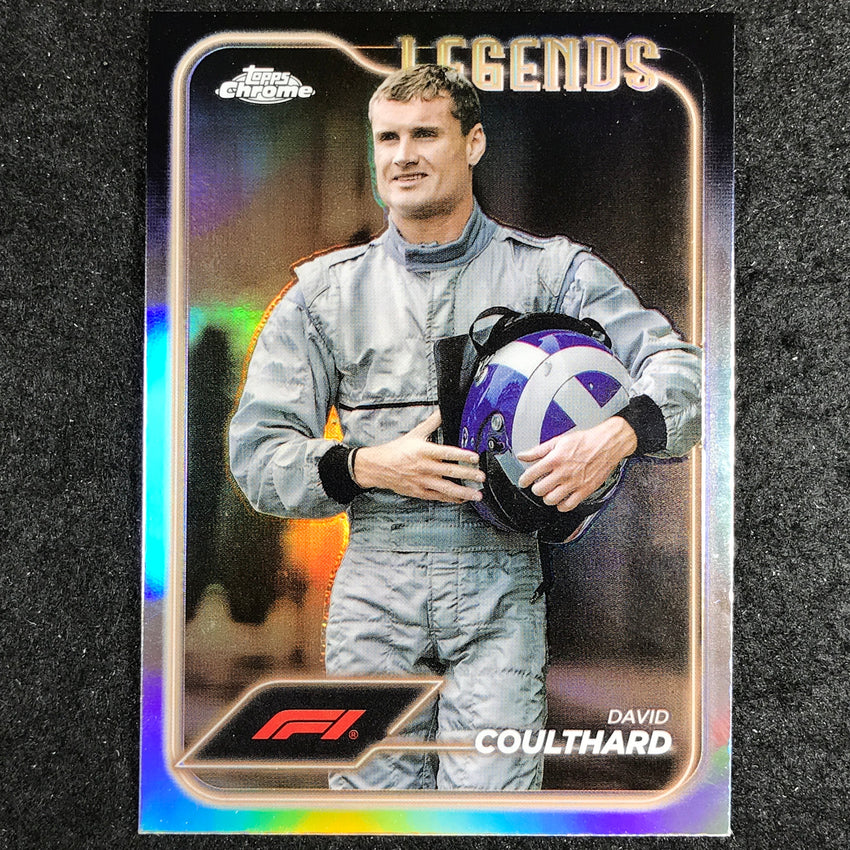 2024 Topps Chrome Formula 1 DAVID COULTHARD Base Refractor #196