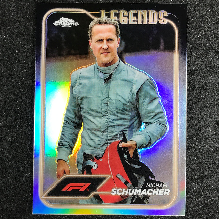 2024 Topps Chrome Formula 1 MICHAEL SCHUMACHER Base Refractor #197