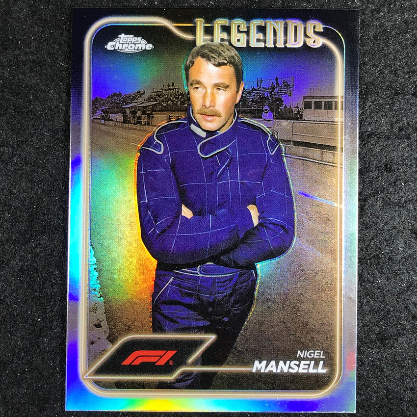 2024 Topps Chrome Formula 1 NIGEL MANSELL Base Refractor #199