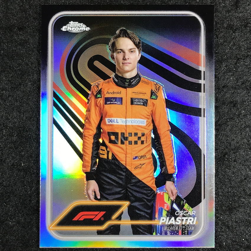 2024 Topps Chrome Formula 1 OSCAR PIASTRI Base Refractor #8
