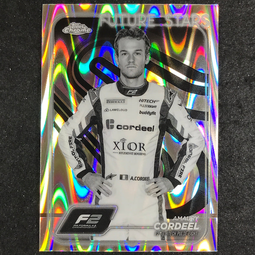 2024 Topps Chrome Formula 1 AMAURY CORDEEL Black White RayWave #32