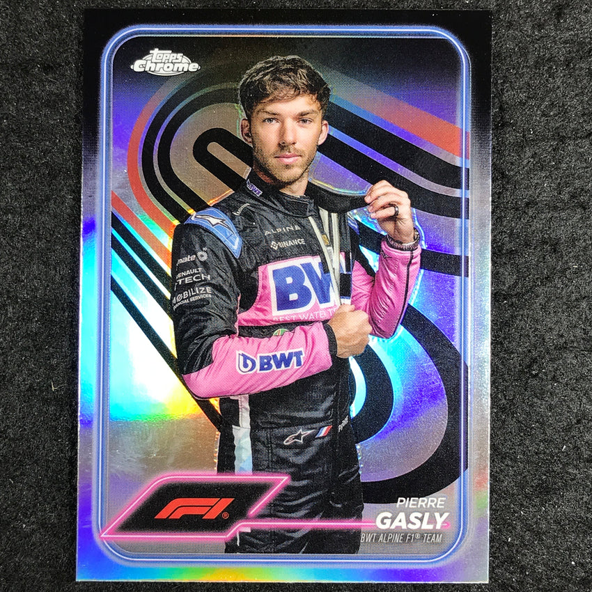 2024 Topps Chrome Formula 1 PIERRE GASLY Base Refractor #10