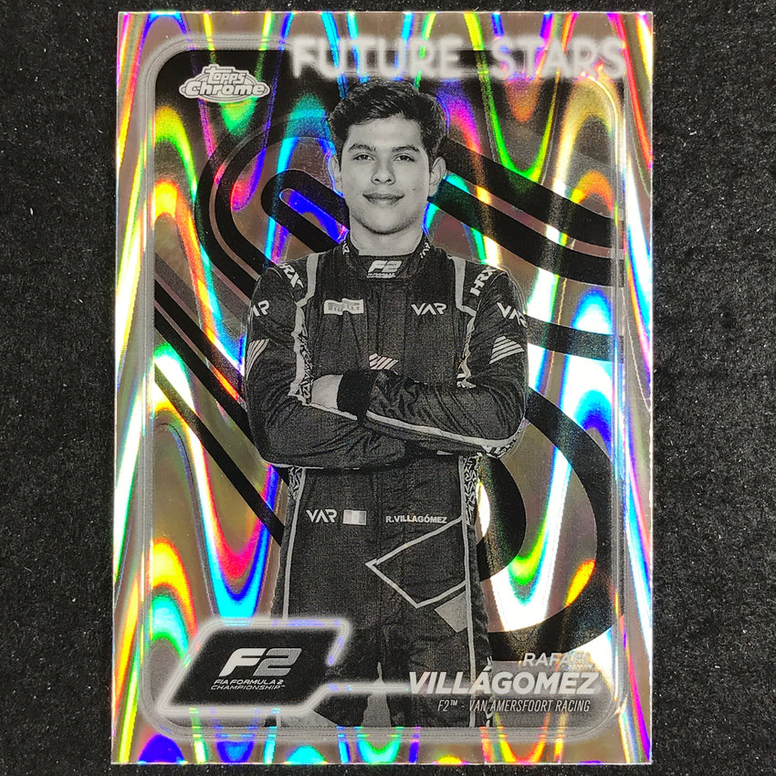 2024 Topps Chrome Formula 1 RAFAEL VILLAGOMEZ Black White RayWave #40