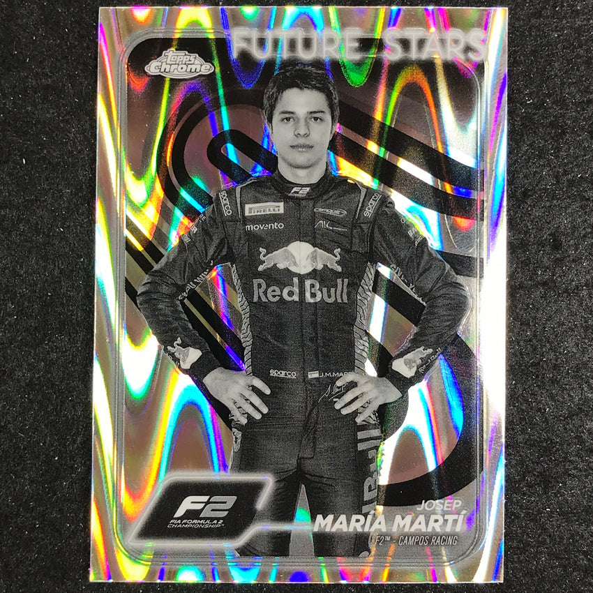 2024 Topps Chrome Formula 1 JOSEP MARIA MARTI Black White RayWave #42