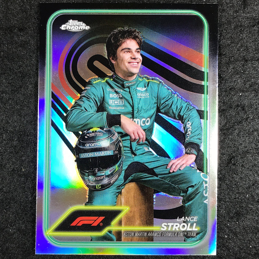 2024 Topps Chrome Formula 1 LANCE STROLL Base Refractor #12