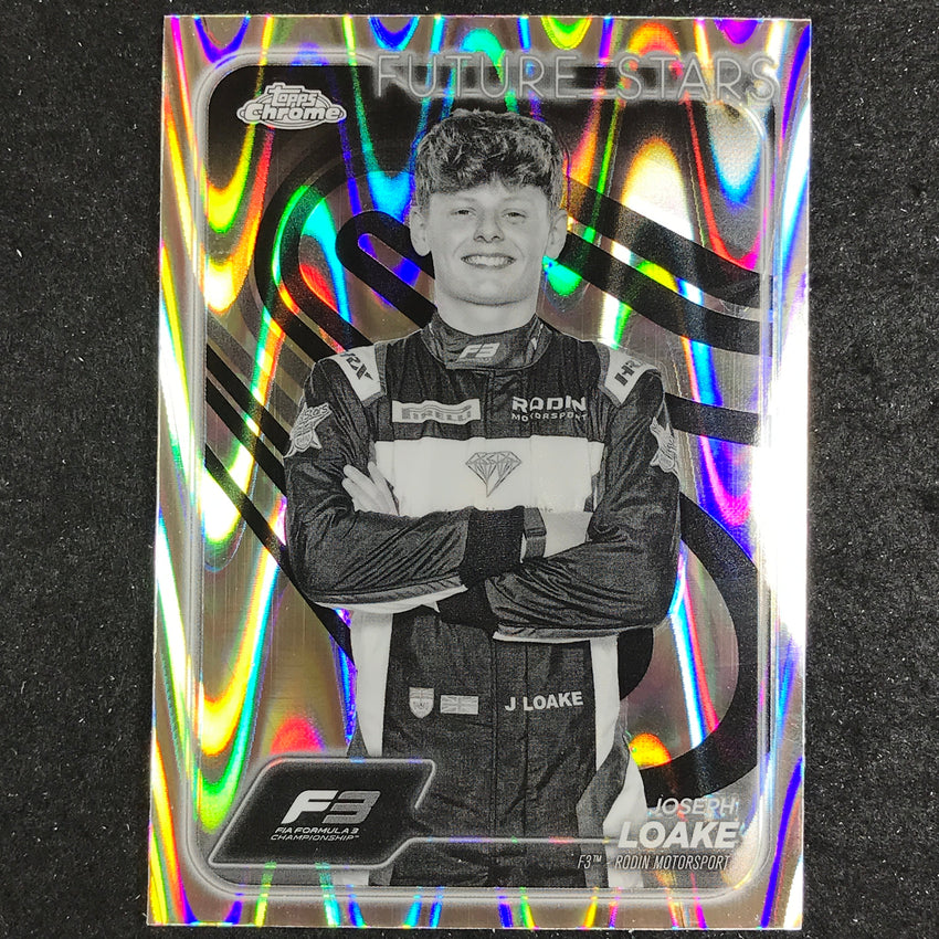 2024 Topps Chrome Formula 1 JOSEPH LOAKE Black White RayWave #71