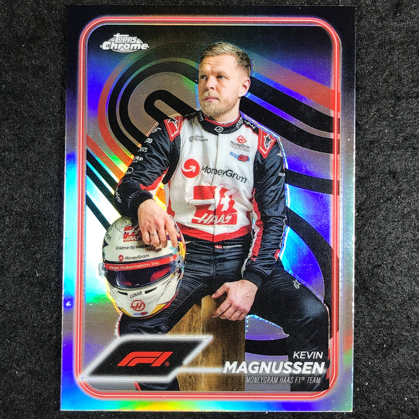 2024 Topps Chrome Formula 1 KEVIN MAGNUSSEN Base Refractor #16