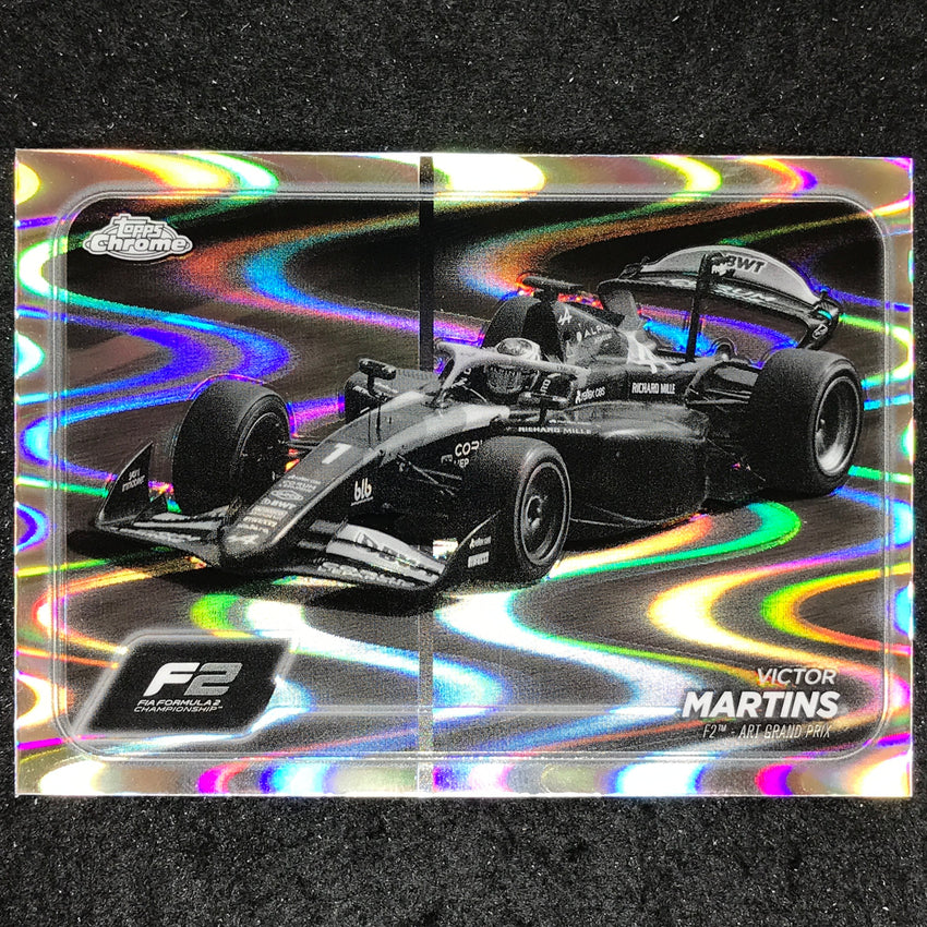 2024 Topps Chrome Formula 1 VICTOR MARTINS Black White RayWave #102