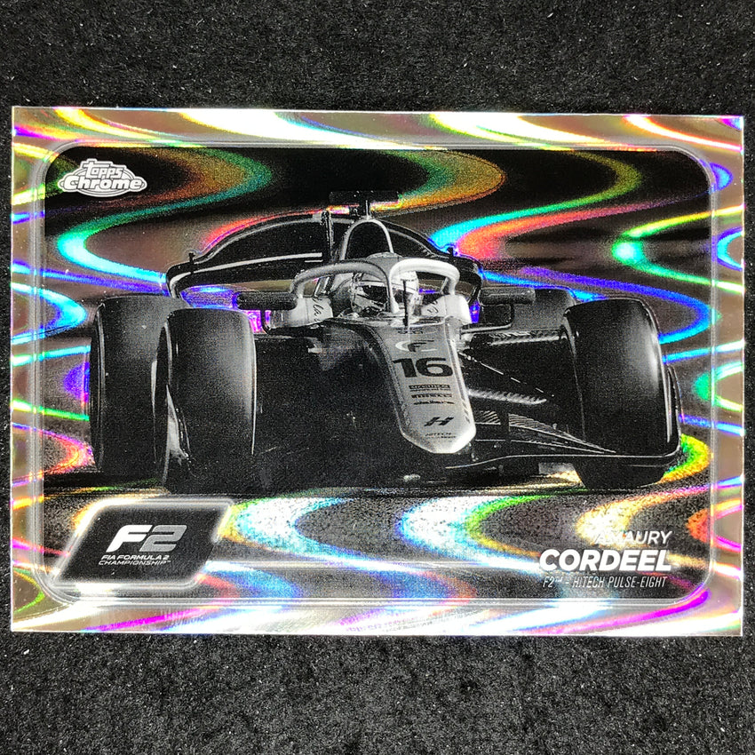 2024 Topps Chrome Formula 1 AMAURY CORDEEL Black White RayWave #104
