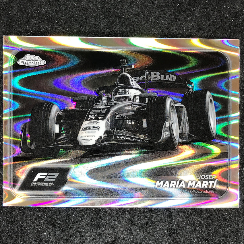 2024 Topps Chrome Formula 1 JOSEP MARIA MARTI Black White RayWave #114