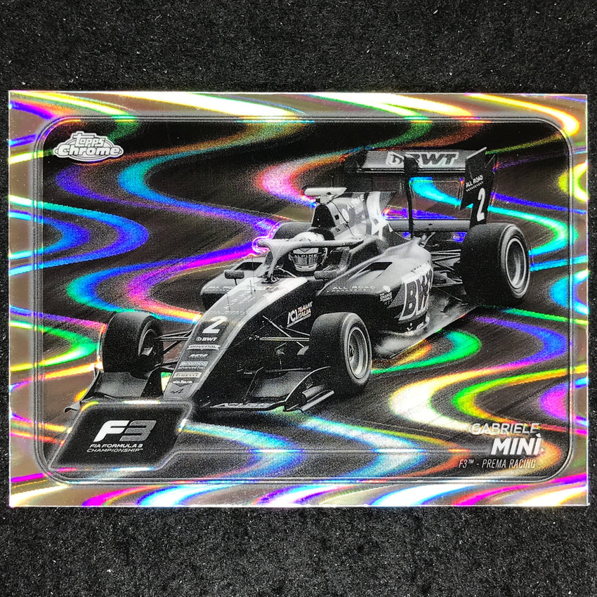 2024 Topps Chrome Formula 1 GABRIELE MINI Black White RayWave #116