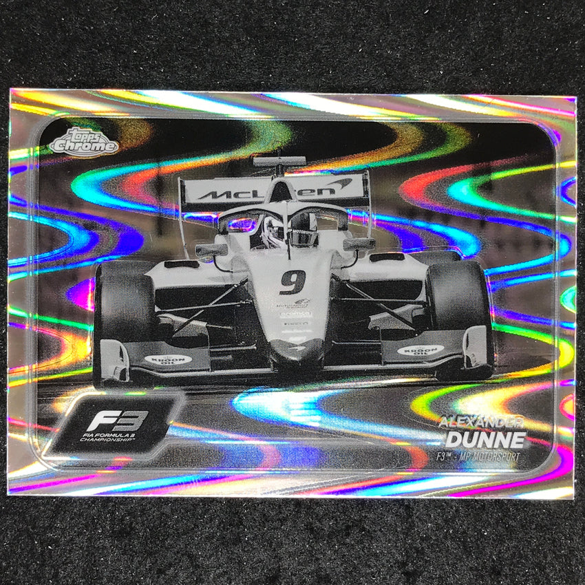 2024 Topps Chrome Formula 1 ALEXANDER DUNNE Black White RayWave #123