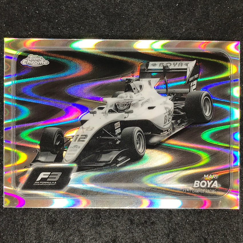 2024 Topps Chrome Formula 1 MARI BOYA Black White RayWave #126
