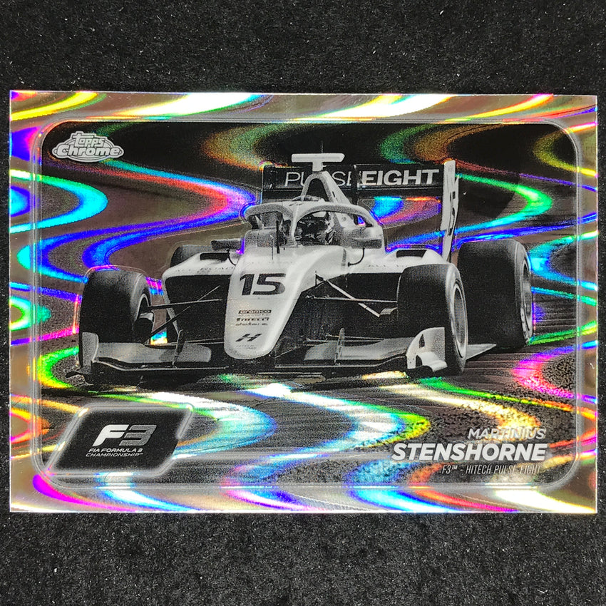 2024 Topps Chrome Formula 1 MARTINIUS STENSHORNE Black White RayWave #128