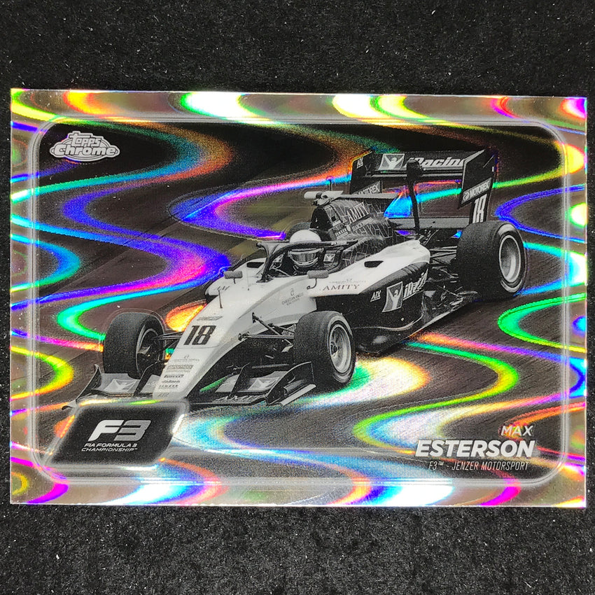 2024 Topps Chrome Formula 1 MAX ESTERSON Black White RayWave #131