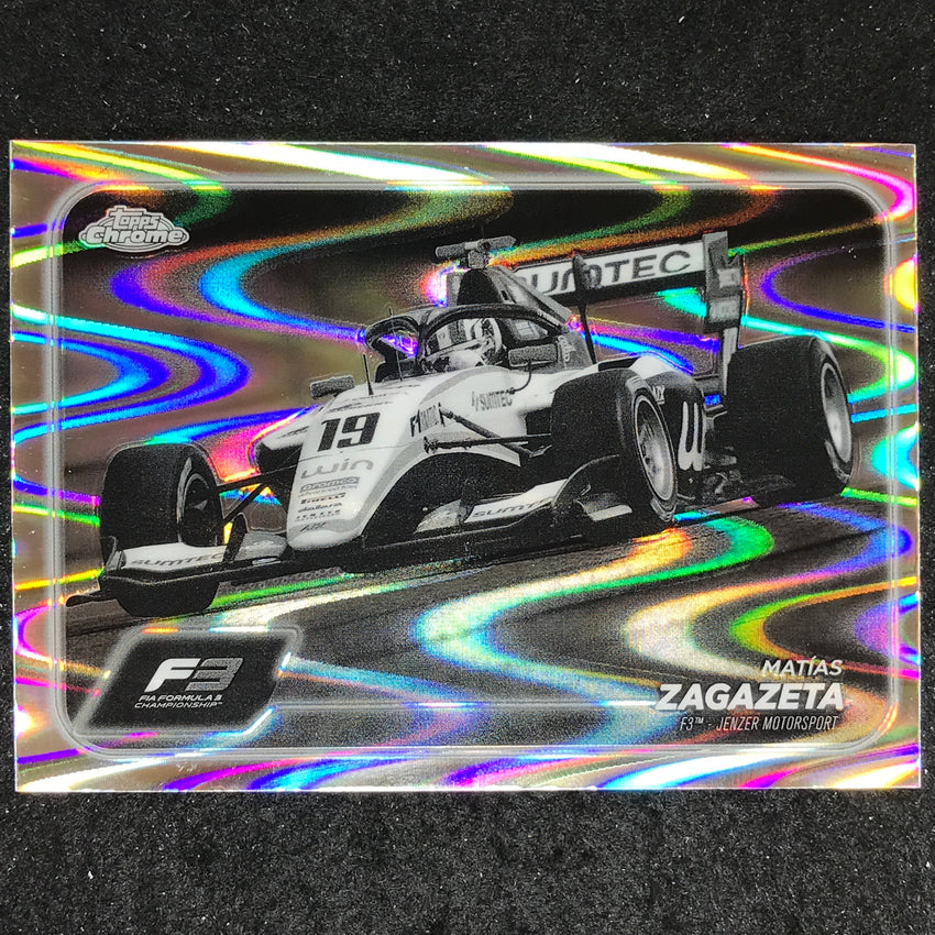 2024 Topps Chrome Formula 1 MATIAS ZAGAZETA Black White RayWave #132