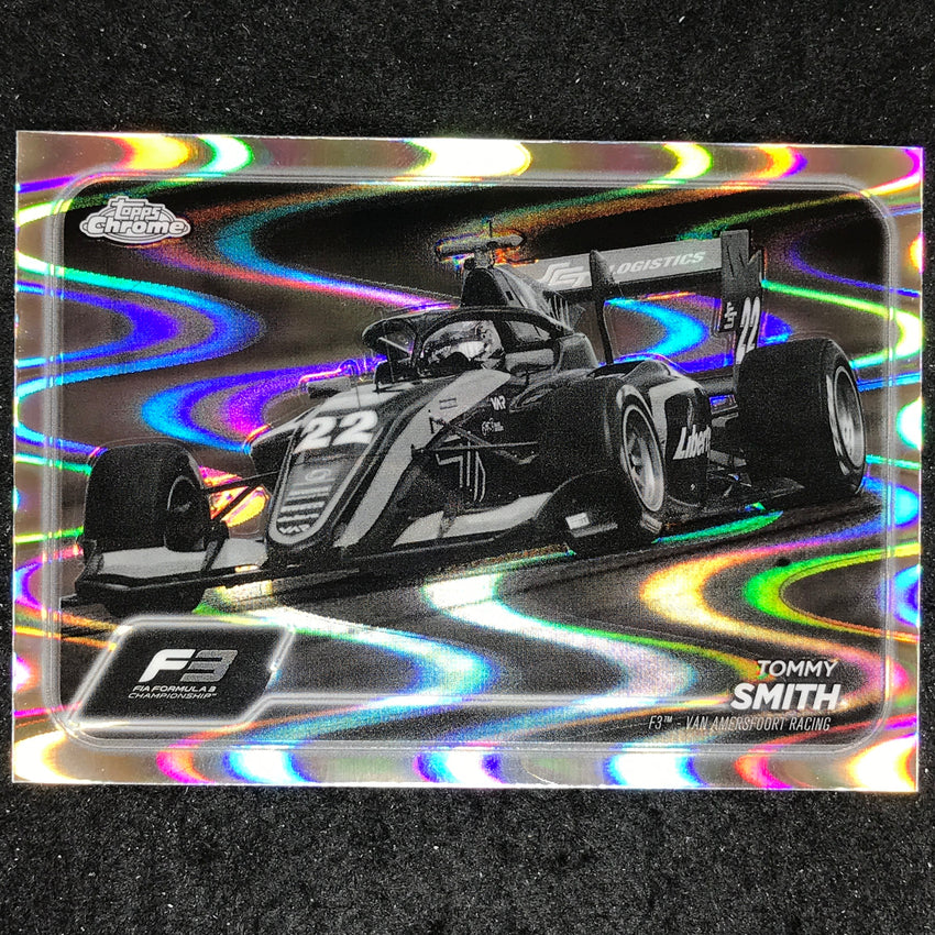 2024 Topps Chrome Formula 1 TOMMY SMITH Black White RayWave #135