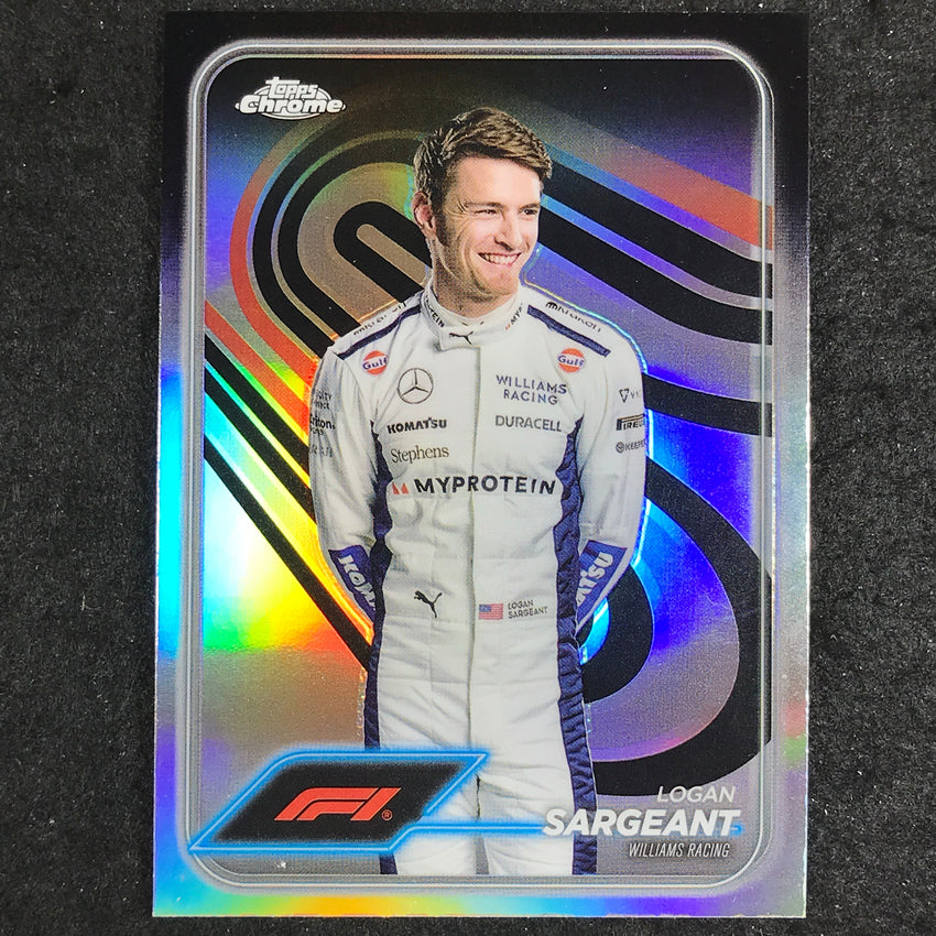 2024 Topps Chrome Formula 1 LOGAN SARGEANT Base Refractor #20