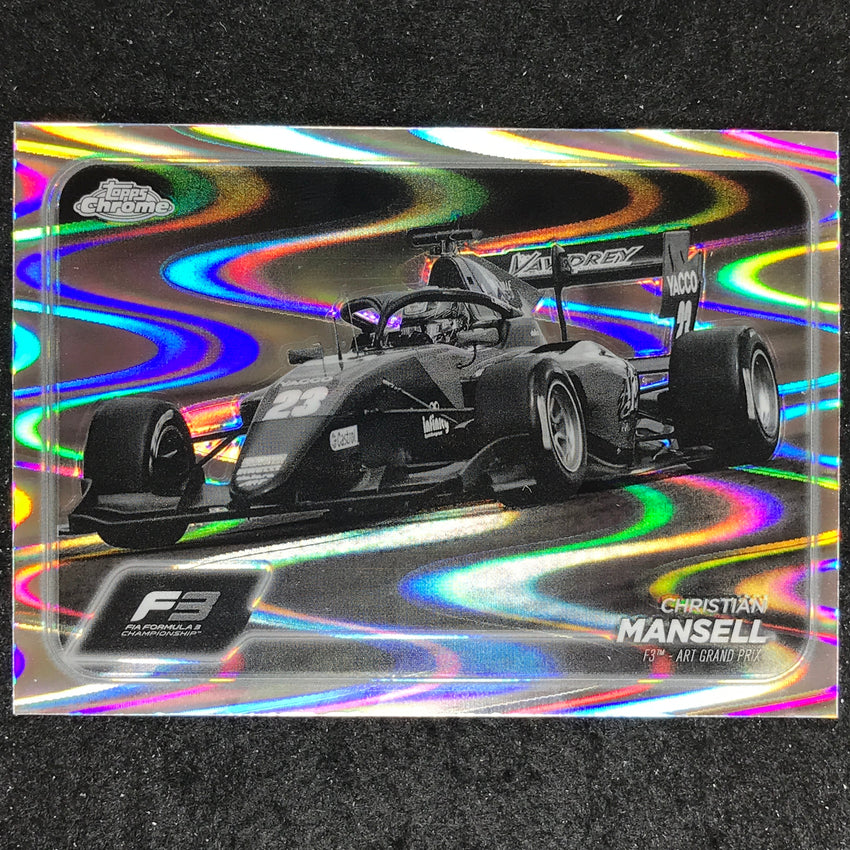 2024 Topps Chrome Formula 1 CHRISTIAN MANSELL Black White RayWave #136