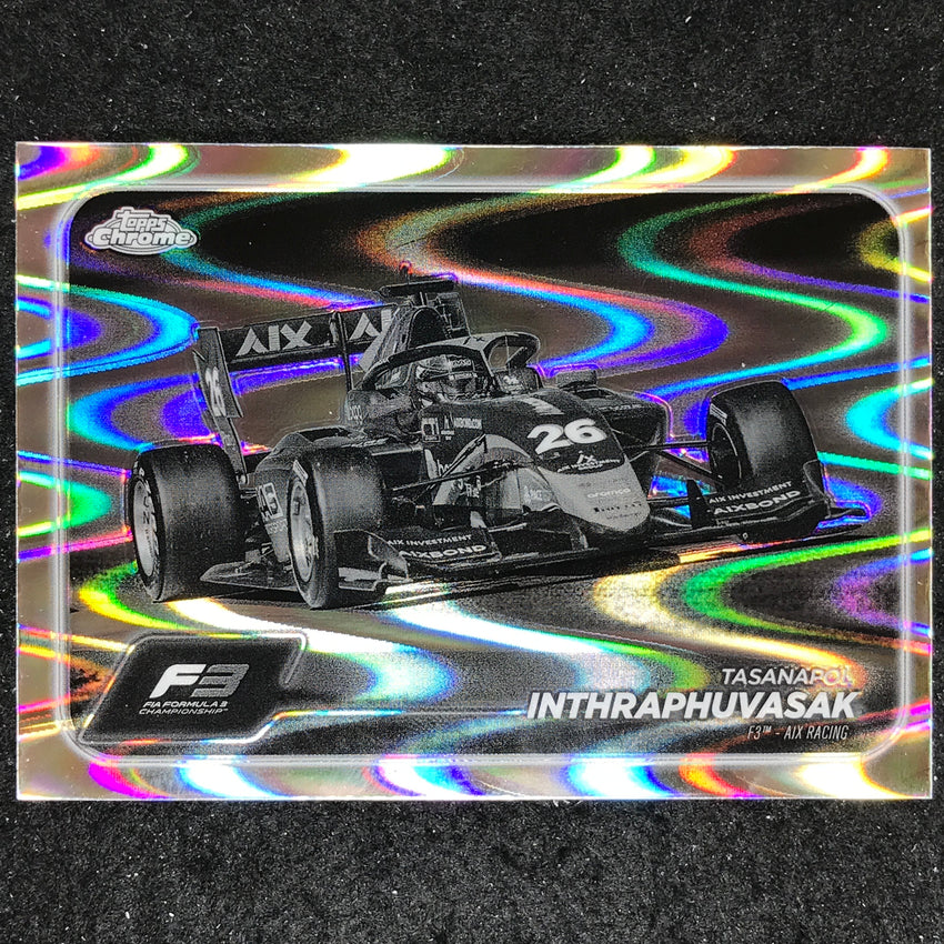 2024 Topps Chrome Formula 1 TASANAPOL INTHRAPHUVASAK Black White RayWave #139