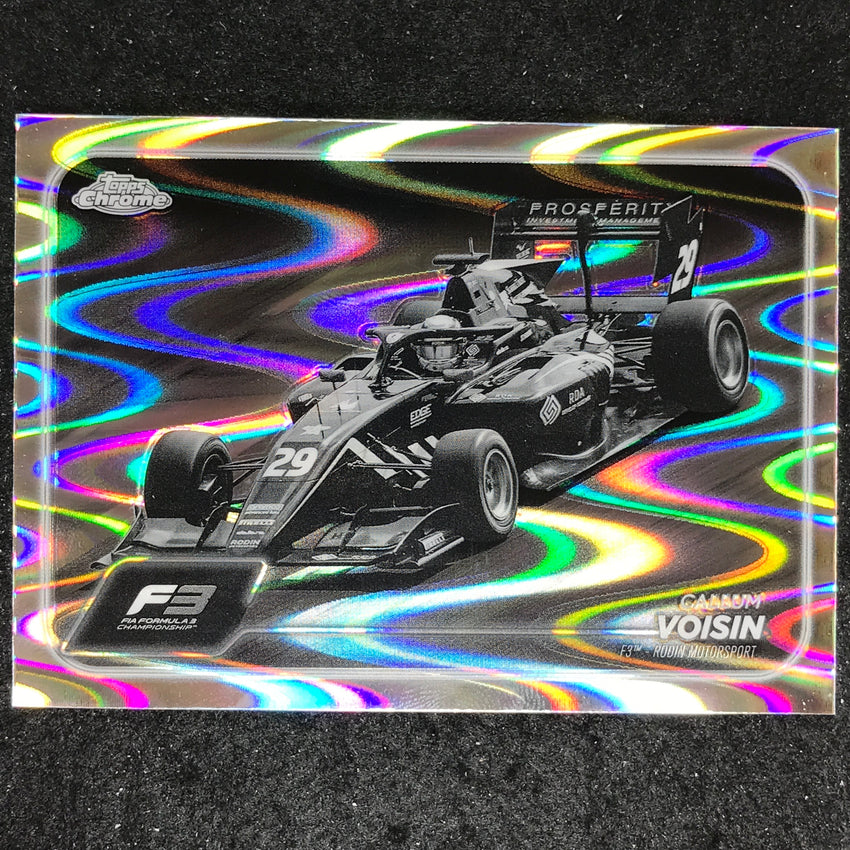 2024 Topps Chrome Formula 1 CALLUM VOISIN Black White RayWave #142
