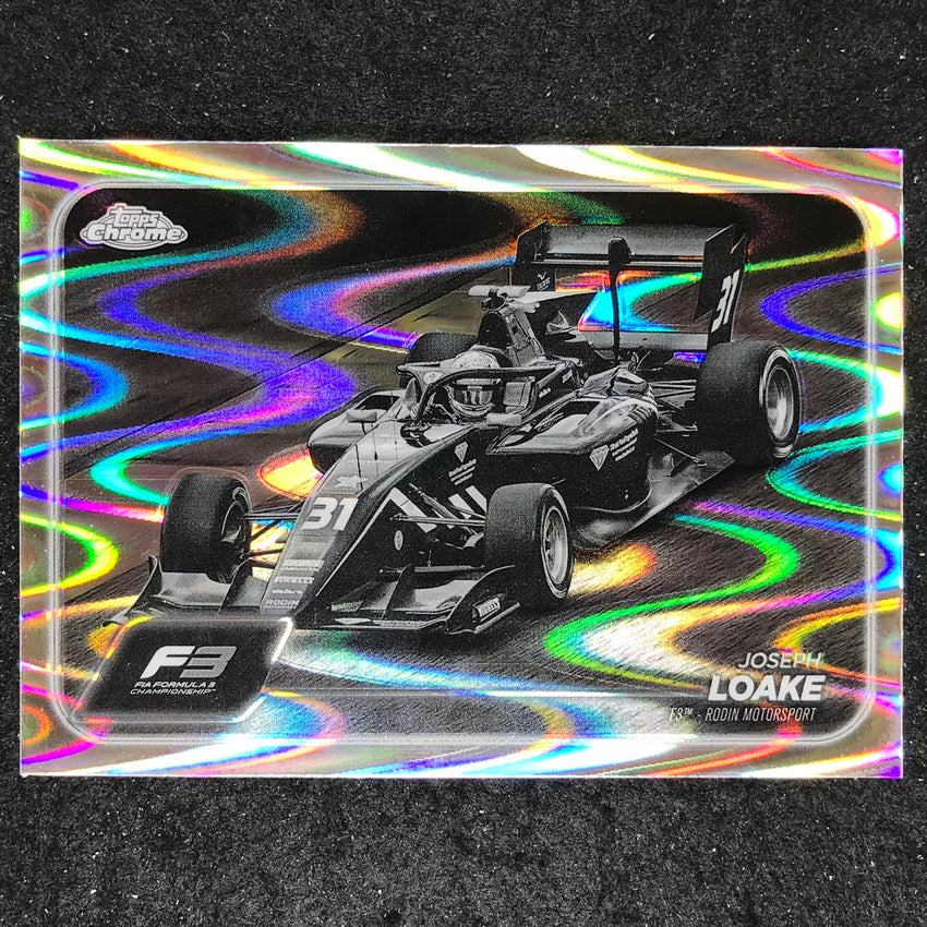 2024 Topps Chrome Formula 1 JOSEPH LOAKE Black White RayWave #143