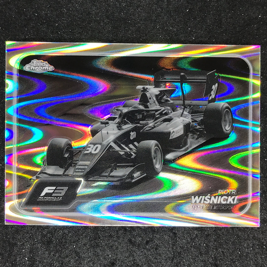 2024 Topps Chrome Formula 1 PIOTR WI?NICKI Black White RayWave #144