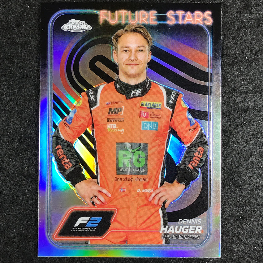 2024 Topps Chrome Formula 1 DENNIS HAUGER Base Refractor #23
