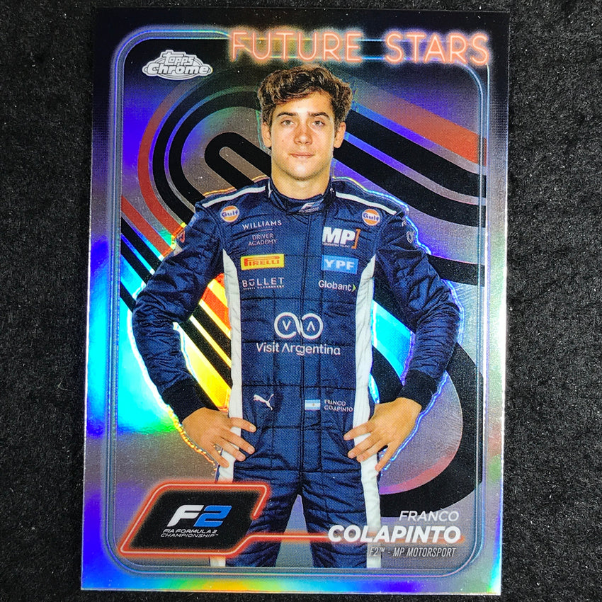 2024 Topps Chrome Formula 1 FRANCO COLAPINTO Base Refractor #24