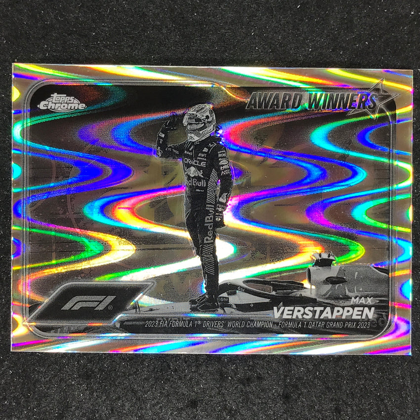 2024 Topps Chrome Formula 1 MAX VERSTAPPEN Black White RayWave #183