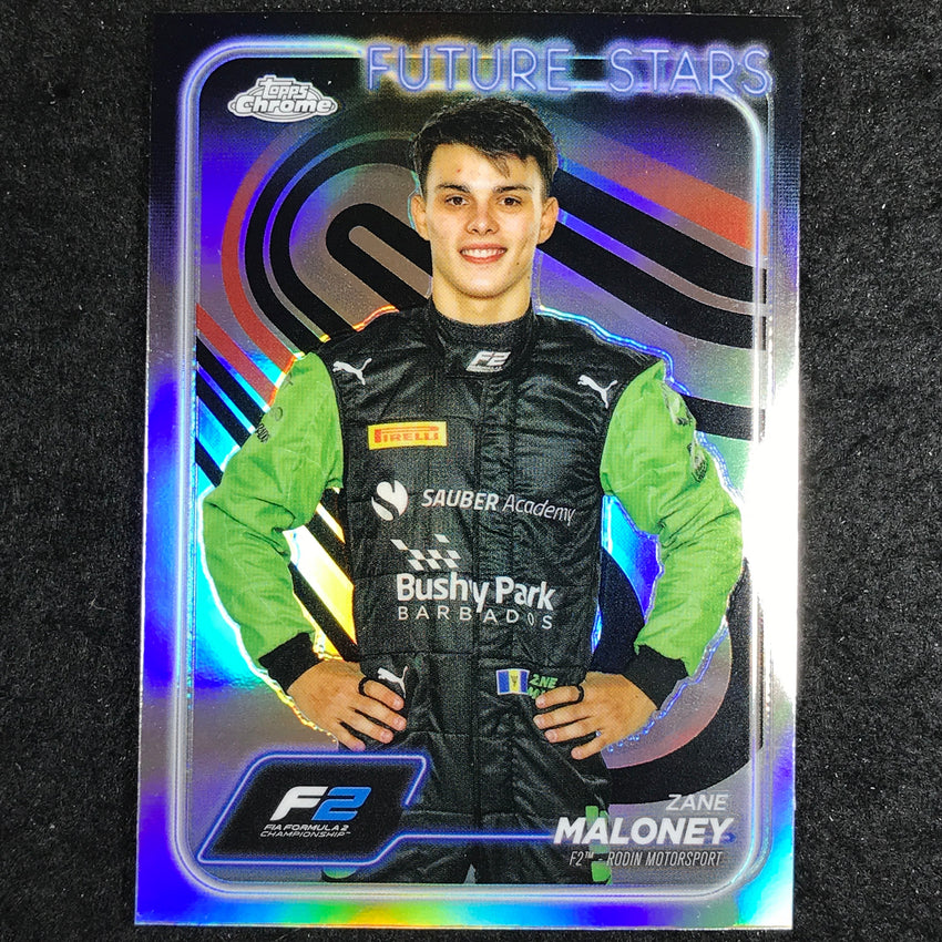 2024 Topps Chrome Formula 1 ZANE MALONEY Base Refractor #25