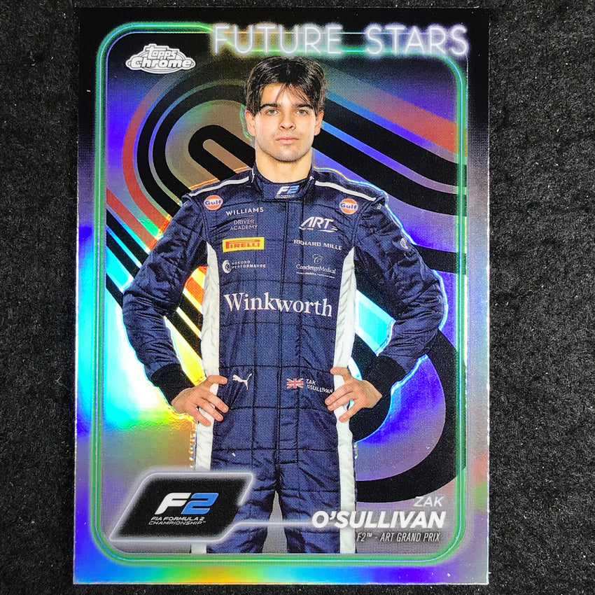 2024 Topps Chrome Formula 1 ZAK O'SULLIVAN Base Refractor #29