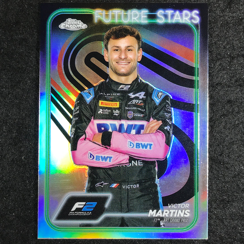 2024 Topps Chrome Formula 1 VICTOR MARTINS Base Refractor #30