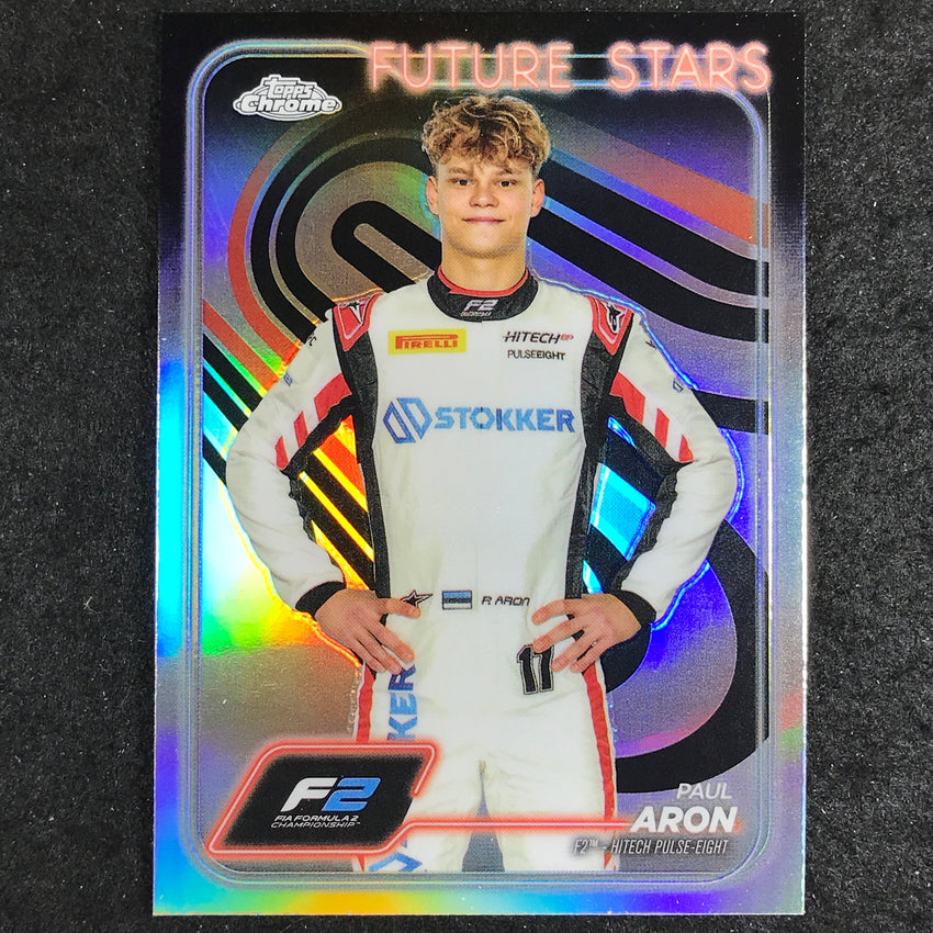 2024 Topps Chrome Formula 1 PAUL ARON Base Refractor #31