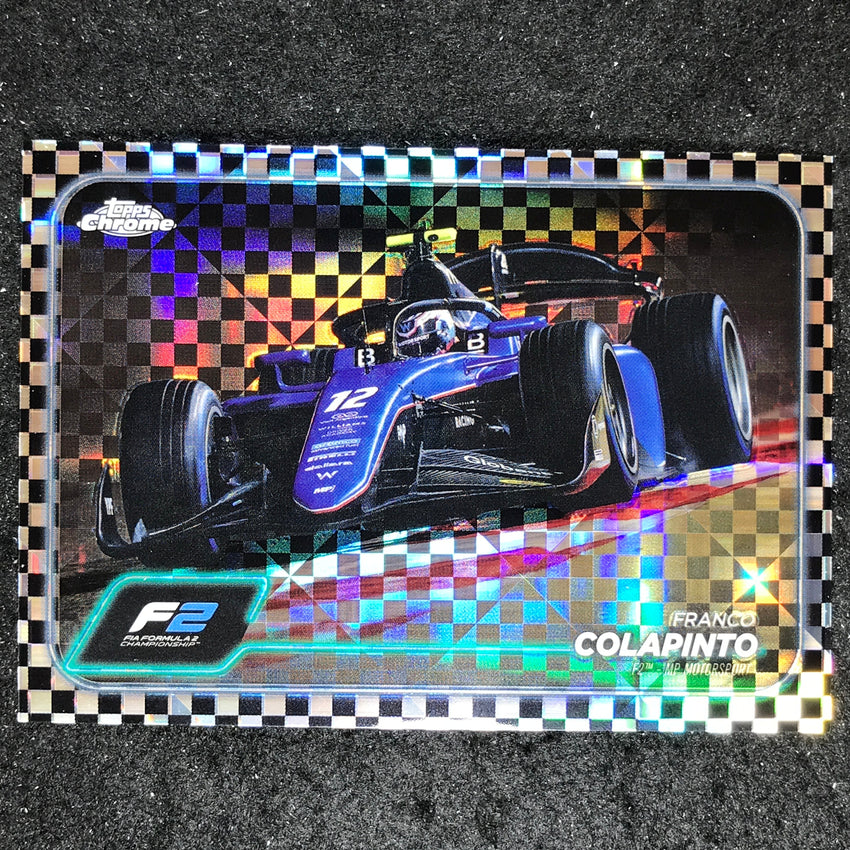 2024 Topps Chrome Formula 1 FRANCO COLAPINTO Base Checker Flag #96