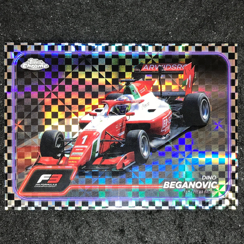 2024 Topps Chrome Formula 1 DINO BEGANOVIC Base Checker Flag #115