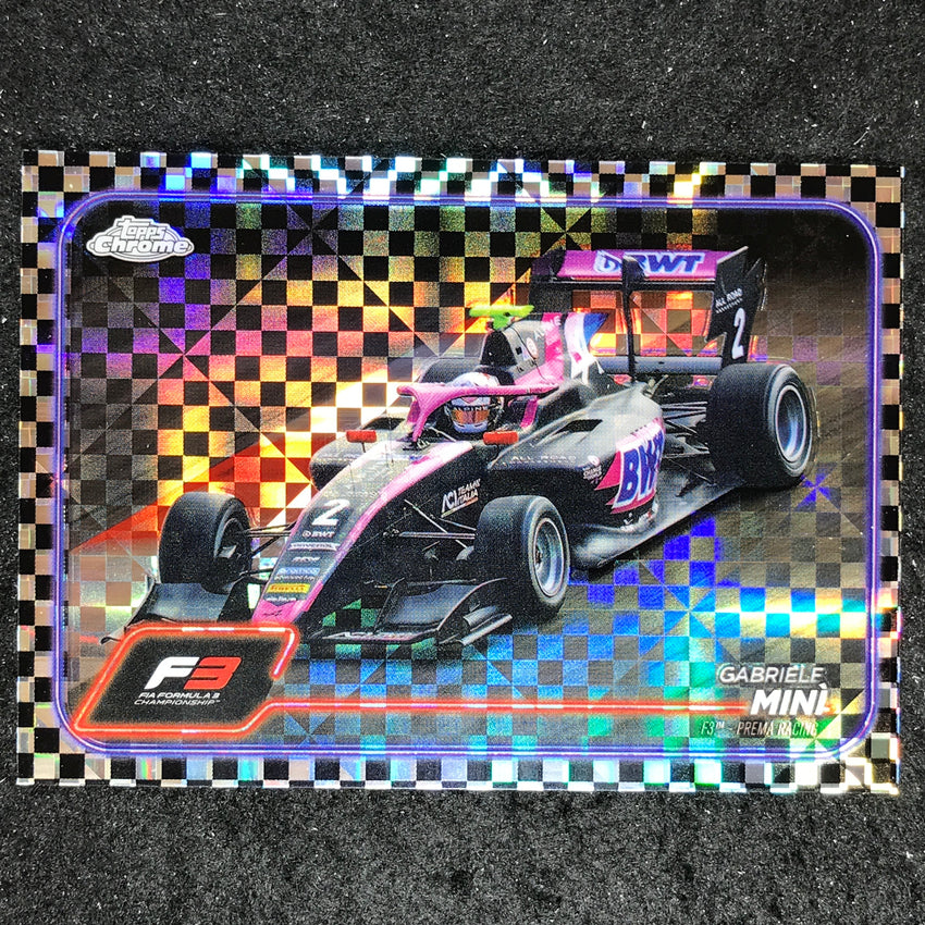 2024 Topps Chrome Formula 1 GABRIELE MINI Base Checker Flag #116