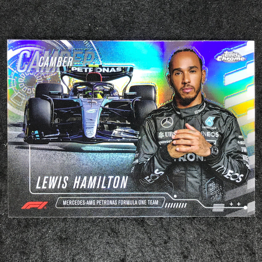 2024 Topps Chrome Formula 1 LEWIS HAMILTON Camber Base #3