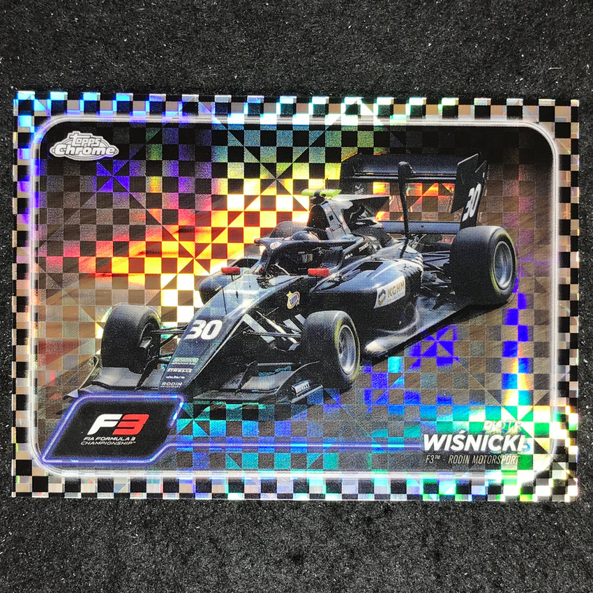 2024 Topps Chrome Formula 1 PIOTR WI?NICKI Base Checker Flag #144