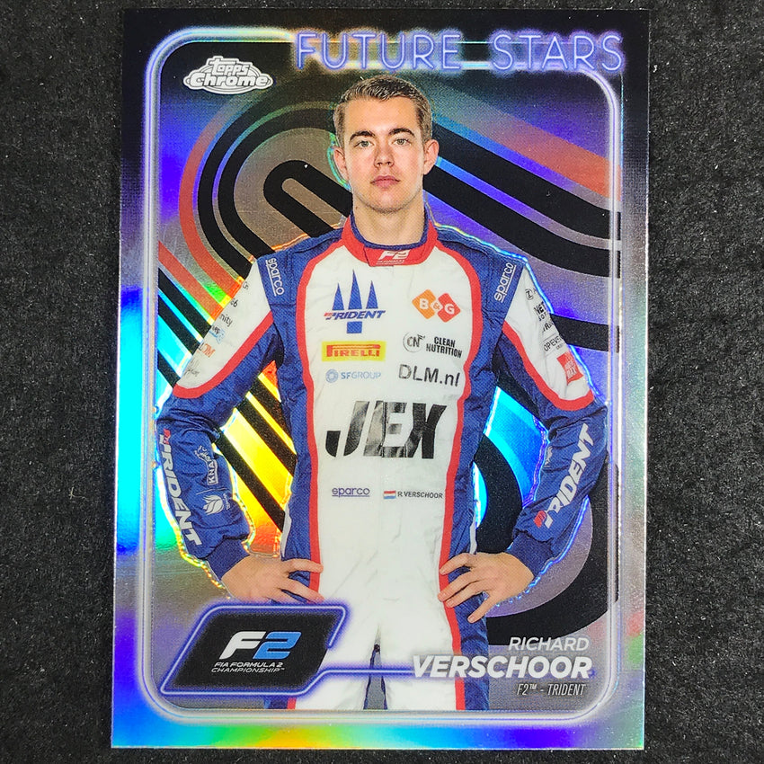 2024 Topps Chrome Formula 1 RICHARD VERSCHOOR Base Refractor #37