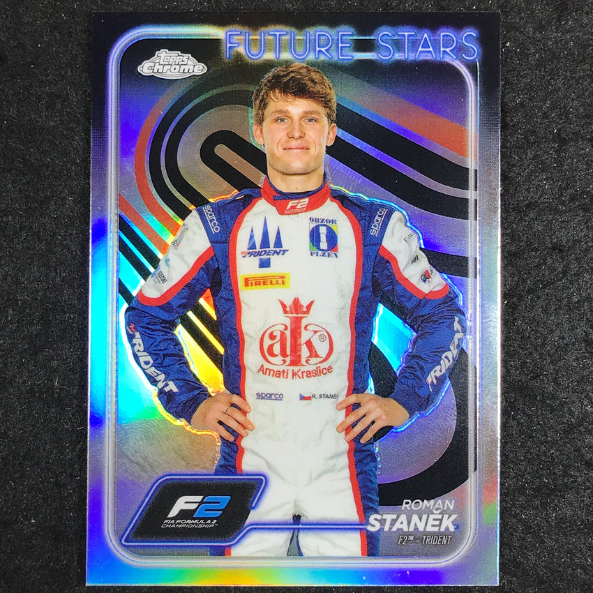 2024 Topps Chrome Formula 1 ROMAN STANEK Base Refractor #38