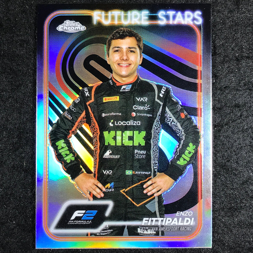 2024 Topps Chrome Formula 1 ENZO FITTIPALDI Base Refractor #39