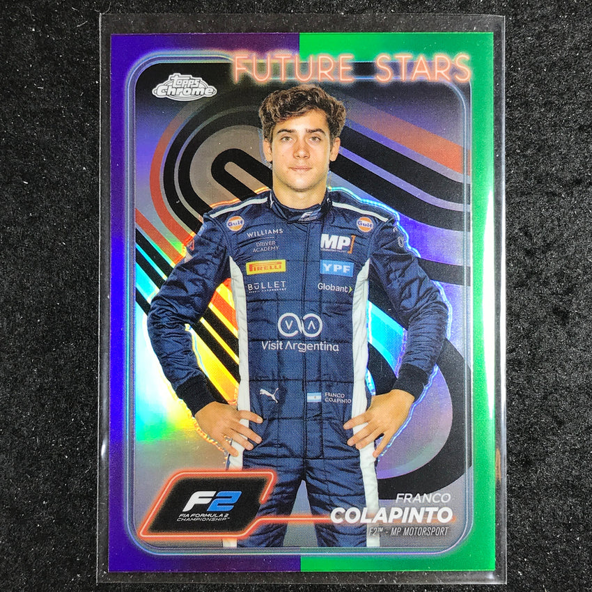 2024 Topps Chrome Formula 1 FRANCO COLAPINTO Base Purple Green #24