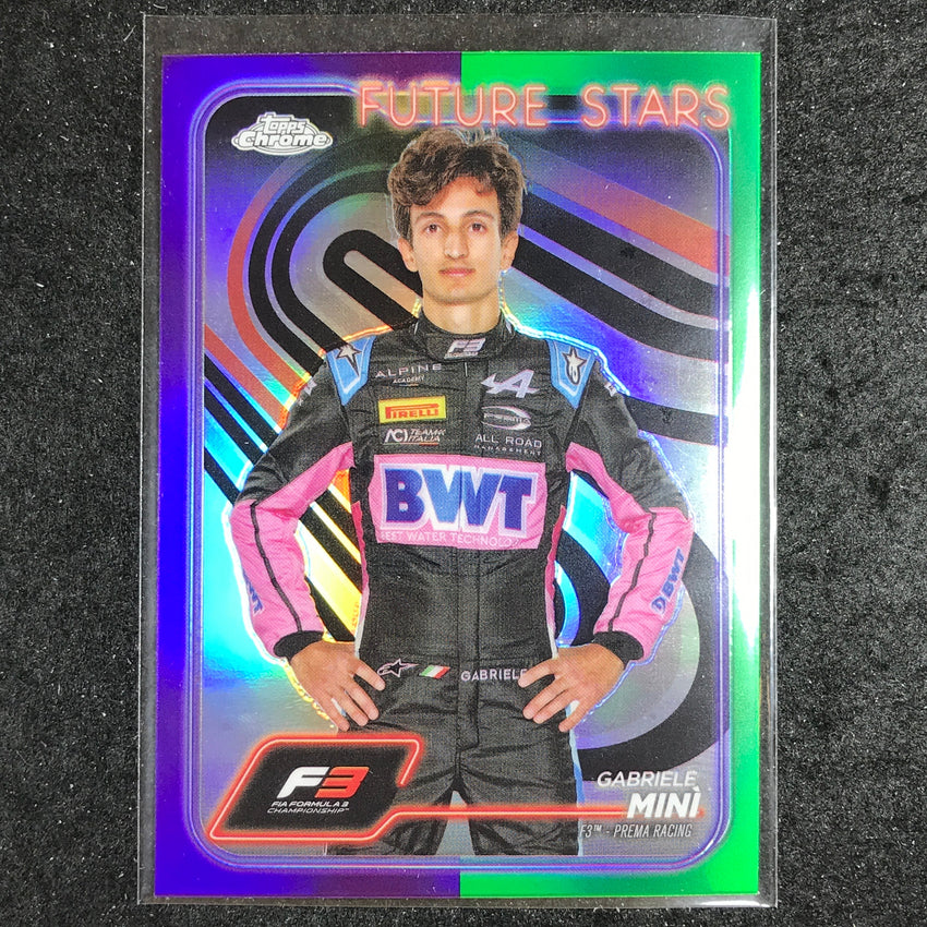 2024 Topps Chrome Formula 1 GABRIELE MINI Base Purple Green #44
