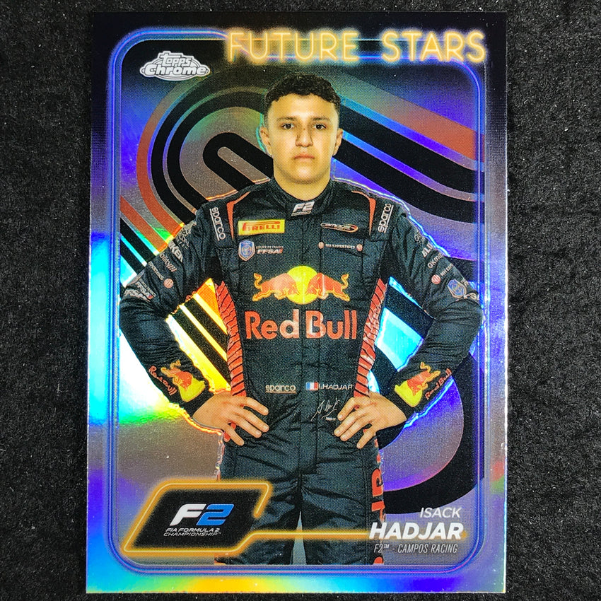 2024 Topps Chrome Formula 1 ISACK HADJAR Base Refractor #41