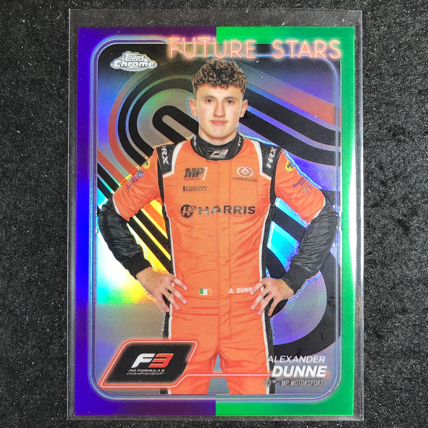 2024 Topps Chrome Formula 1 ALEXANDER DUNNE Base Purple Green #51