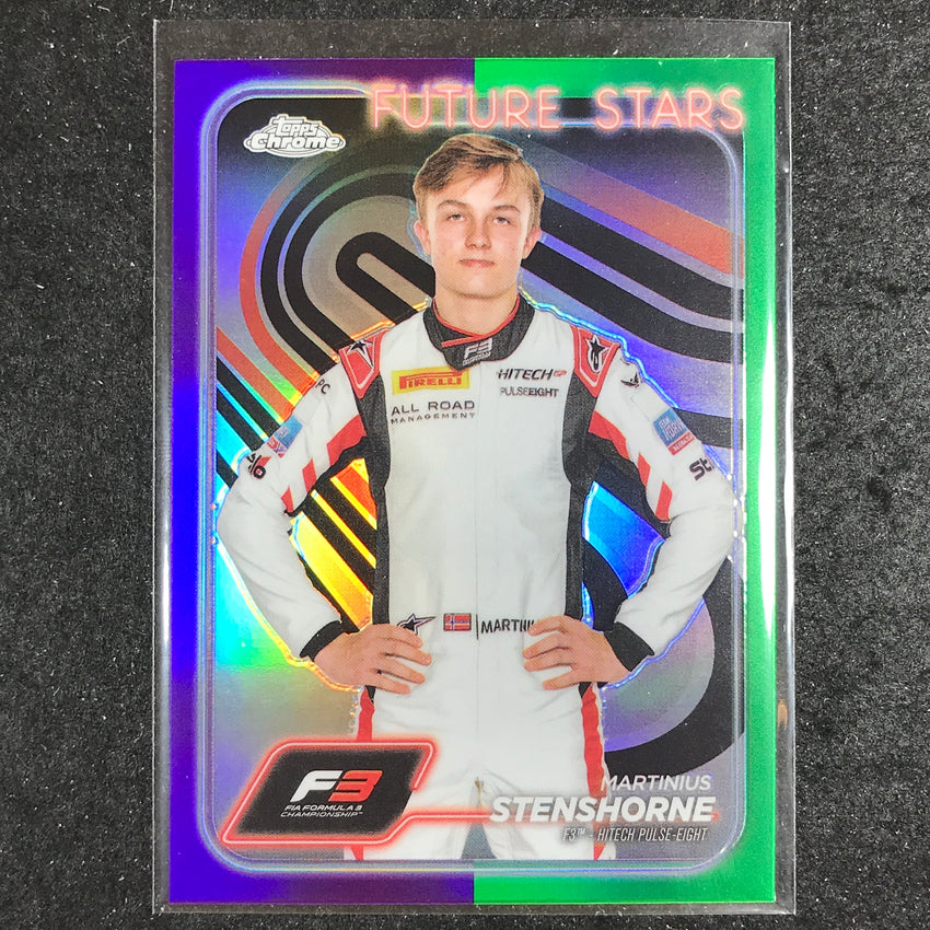 2024 Topps Chrome Formula 1 MARTINIUS STENSHORNE Base Purple Green #56