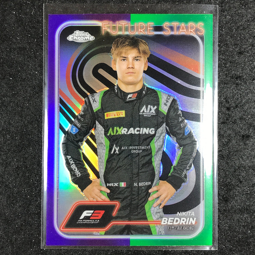 2024 Topps Chrome Formula 1 NIKITA BEDRIN Base Purple Green #68