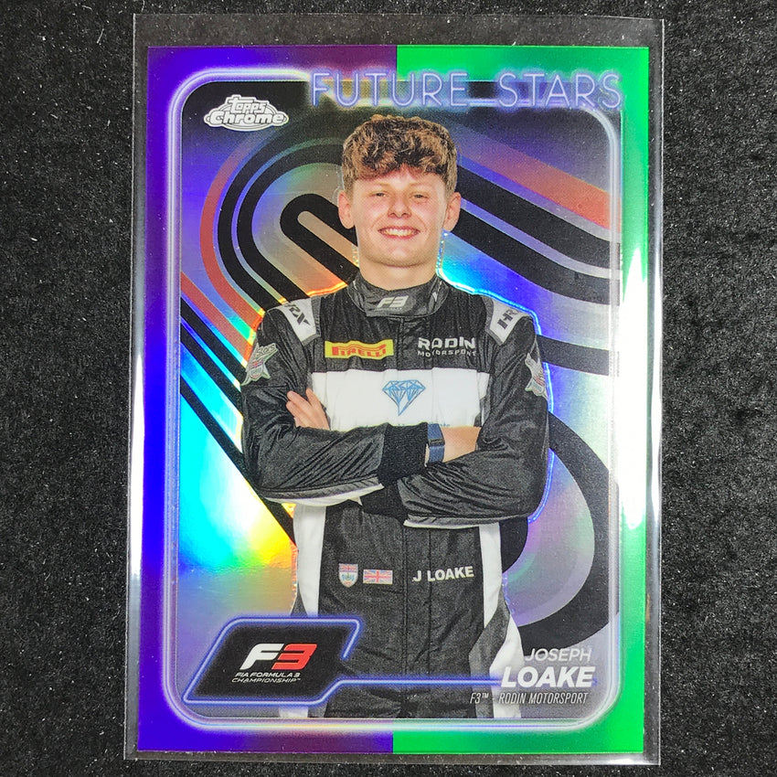 2024 Topps Chrome Formula 1 JOSEPH LOAKE Base Purple Green #71
